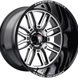 American Truxx – RESTLESS – Black – 20″x10″ -25mm – Summer Wheels – AT1915-2178BM